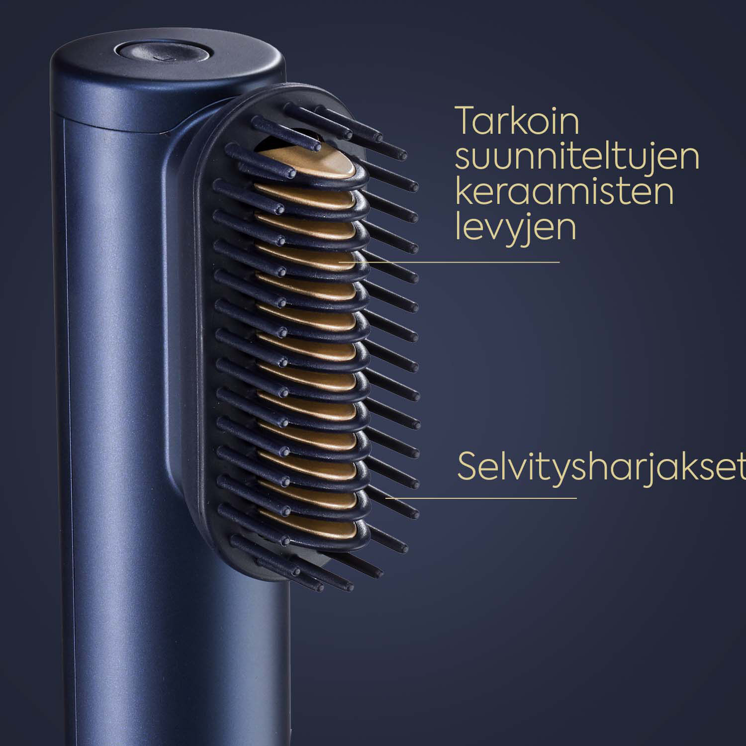 Tarkasti suunnitellut keraamiset levyt. Selvitysharjakset. 